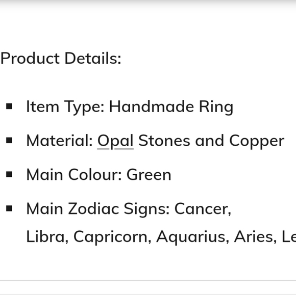 Pretland Tree of Life Opal Ring Size 7 - Picture 7 of 7